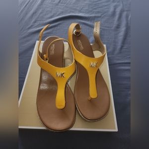 Michael Kors thong wedges
